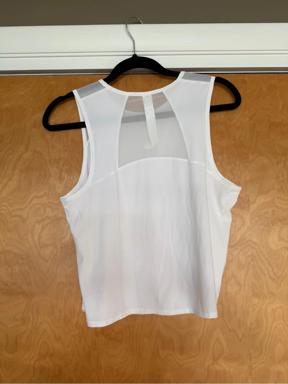 lululemon athletica White Mesh-Panel Active Tank